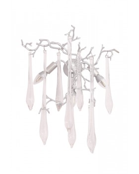 Бра Crystal Lux REINA AP3 SILVER PATINA