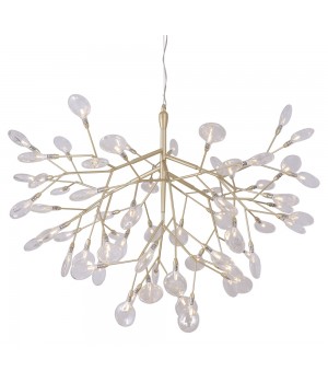 Светильник подвесной Crystal Lux EVITA SP63 GOLD/TRANSPARENT-foto2