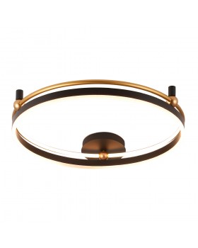 Светильник потолочный Crystal Lux FERNANDO PL72W LED BLACK/GOLD-foto3