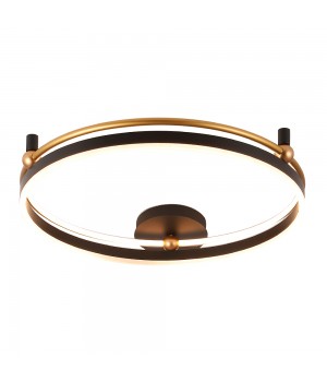 Светильник потолочный Crystal Lux FERNANDO PL72W LED BLACK/GOLD-foto3