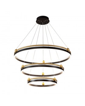 Люстра Crystal Lux FERNANDO SP158W LED BLACK/GOLD-foto3