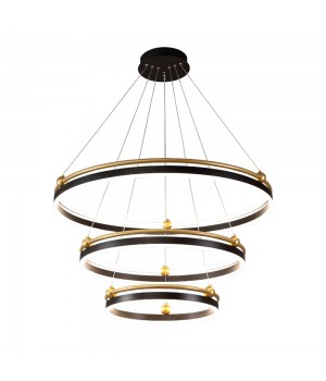 Люстра Crystal Lux FERNANDO SP158W LED BLACK/GOLD-foto3