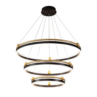 Люстра Crystal Lux FERNANDO SP158W LED BLACK/GOLD-foto3