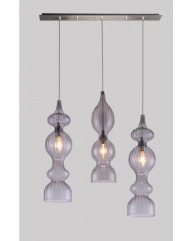 Универсальная потолочная база Crystal Lux L800-3 NICKEL-foto3