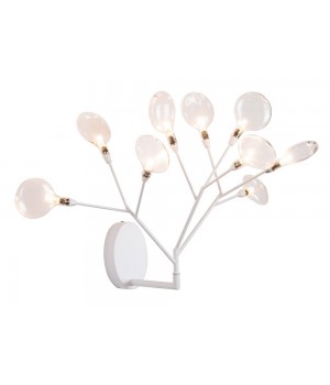 Бра Crystal Lux EVITA AP9 WHITE/TRANSPARENT-foto2