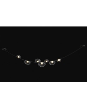 Светильник подвесной Crystal Lux BOSQUE SP7 L3000 BLACK/TRANSPARENT-foto2