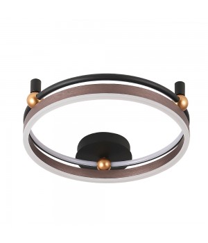 Светильник потолочный Crystal Lux FERNANDO PL48W LED COFFEE/BLACK-foto2