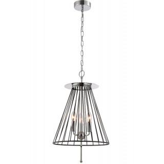 Светильник подвесной Crystal Lux MODESTO SP3 BLACK/CHROME-foto2