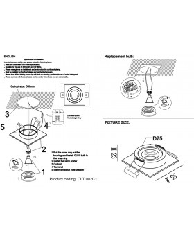 Светильник встраиваемый Crystal Lux CLT 002C1 WH-foto3