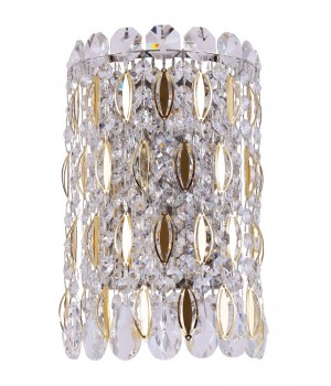 Бра Crystal Lux LIRICA AP2 CHROME/GOLD-TRANSPARENT