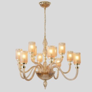 Люстра Crystal Lux SILVESTRO SP12 AMBER-foto6