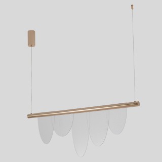 Светильник подвесной Crystal Lux VALENTIN SP22W LED GOLD-foto2