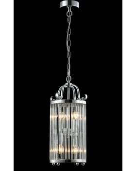Светильник подвесной Crystal Lux TADEO SP4 D200 CHROME/TRANSPARENTE-foto4