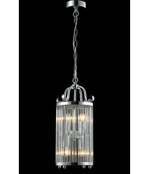 Светильник подвесной Crystal Lux TADEO SP4 D200 CHROME/TRANSPARENTE-foto4
