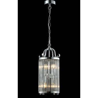 Светильник подвесной Crystal Lux TADEO SP4 D200 CHROME/TRANSPARENTE-foto4