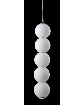 Светильник подвесной Crystal Lux DESI SP5 CHROME/WHITE-foto4