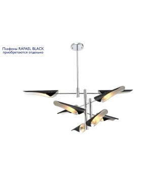 Люстра (без плафонов) Crystal Lux RAFAEL SP8 CHROME-foto3