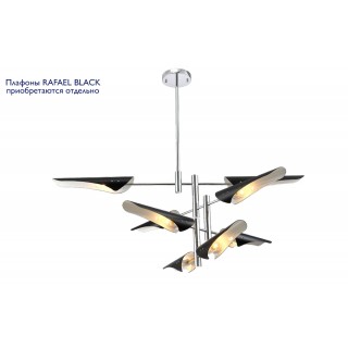 Люстра (без плафонов) Crystal Lux RAFAEL SP8 CHROME-foto3