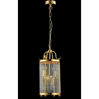 Светильник подвесной Crystal Lux TADEO SP4 D200 GOLD/TRANSPARENTE-foto3