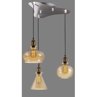 Универсальная потолочная база Crystal Lux D260-3 NICKEL-foto3