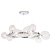 Люстра Crystal Lux AGATA SP15 V2 CHROME/TRANSPARENTE