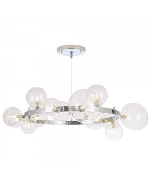 Люстра Crystal Lux AGATA SP15 V2 CHROME/TRANSPARENTE-foto2