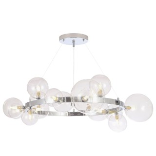 Люстра Crystal Lux AGATA SP15 V2 CHROME/TRANSPARENTE-foto2