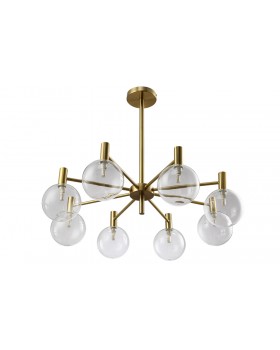 Люстра Crystal Lux ANDRES SP8 BRONZE/TRANSPARENTE