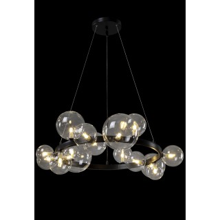 Люстра Crystal Lux AGATA SP15 V2 BLACK/TRANSPARENTE-foto4