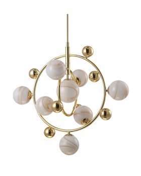 Светильник подвесной Crystal Lux SALVADORE SP8V GOLD-foto3