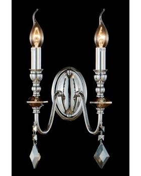 Бра Crystal Lux MERCEDES AP2 CHROME/SMOKE-foto2