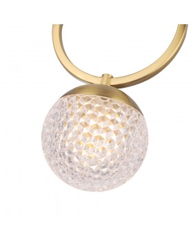 Светильник подвесной Crystal Lux CAROLINA SP1 V1 BRASS-foto3
