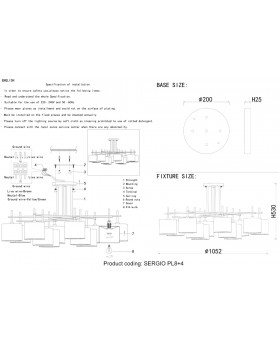 Люстра Crystal Lux SERGIO PL8+4 NICKEL-foto5
