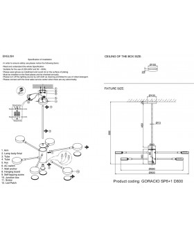 Люстра Crystal Lux GORACIO SP6+1 D800 CHROME-foto3