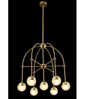 Люстра Crystal Lux TRUENA SP-PL6+1 BRONZE-foto4