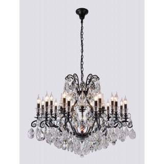 Люстра Crystal Lux MAGNIFICO SP19 BLACK/TRANSPARENT-foto2