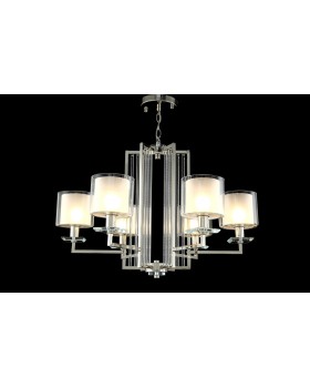 Люстра Crystal Lux NICOLAS SP-PL6 NICKEL/WHITE-foto2