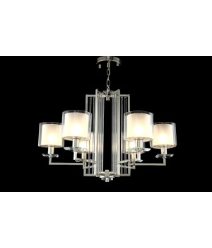 Люстра Crystal Lux NICOLAS SP-PL6 NICKEL/WHITE-foto2