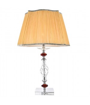 Настольная лампа Crystal Lux CATARINA LG1 GOLD/TRANSPARENT-COGNAC