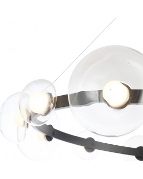 Люстра Crystal Lux BOSQUE SP12 BLACK/TRANSPARENT-foto5