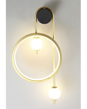 Бра Crystal Lux RODRIGO AP20W LED BLACK/GOLD-foto5