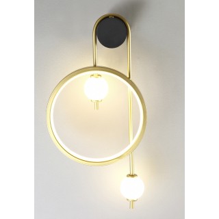Бра Crystal Lux RODRIGO AP20W LED BLACK/GOLD-foto5