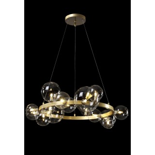 Люстра Crystal Lux AGATA SP15 V2 GOLD/TRANSPARENTE-foto4