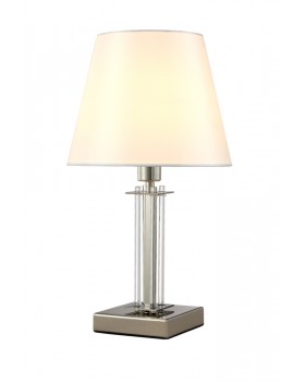 Настольная лампа Crystal Lux NICOLAS LG1 NICKEL/WHITE-foto4