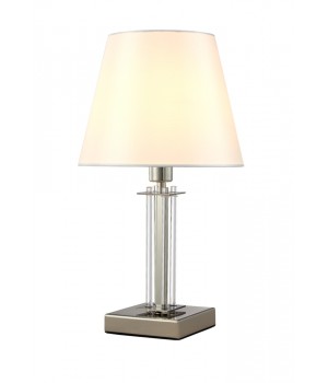 Настольная лампа Crystal Lux NICOLAS LG1 NICKEL/WHITE-foto4