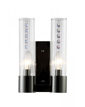 Бра Crystal Lux OTONO AP2 BLACK CHROMIUM/TRANSPARENTE-foto2