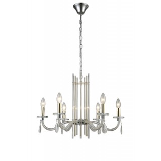 Люстра Crystal Lux AURELIO SP6 GOLD+CHROME/TRANSPARENT-foto2