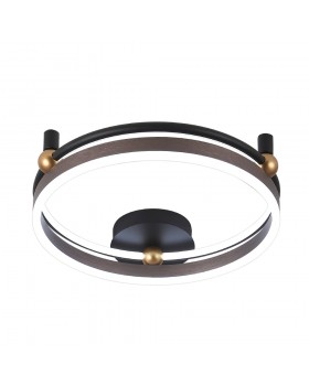 Светильник потолочный Crystal Lux FERNANDO PL48W LED COFFEE/BLACK-foto5