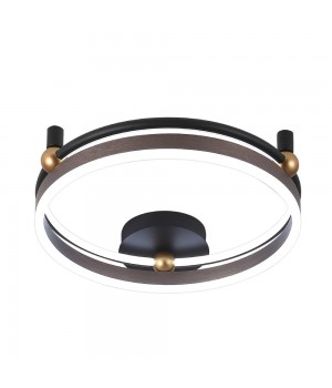 Светильник потолочный Crystal Lux FERNANDO PL48W LED COFFEE/BLACK-foto5