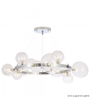 Люстра Crystal Lux AGATA SP15 V2 CHROME/TRANSPARENTE